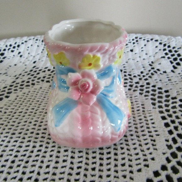 Vintage Baby Ceramic Ornament flower arrangement container - Picture 9 of 12